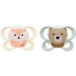 NUK Perfect Match AIR dudlík FOX/BEAR 0-2m 2ks – Zboží Dáma