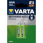 Varta Phone AAA 550 mAh 2ks 58397101402 – Zboží Živě