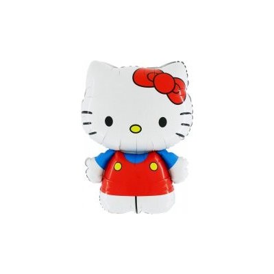 GRABO MINI Hello Kitty červená 14 35cm fóliový balónek nafukovací