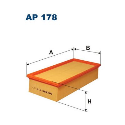 Vzduchový filtr FILTRON AP 178 – Hledejceny.cz