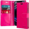 Pouzdro a kryt na mobilní telefon Pouzdro Mercury, Bluemoon Diary iPhone 12 mini Hot ružové
