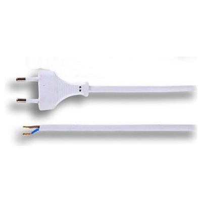 Solight Flexo šňůra 3m, 2 x 0,75mm2, plochá bílá – Zboží Živě