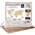 Wooden City 3D puzzle Mapa Světa M 31 ks WM501 – Zbozi.Blesk.cz