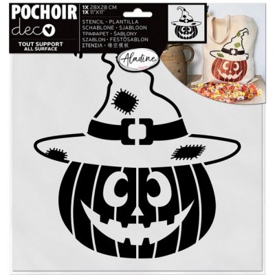 Aladine šablona 28x28cm Dýně s klobouke – Sleviste.cz