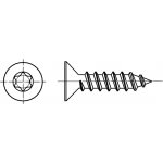PROFISTYL DIN 7982C šroub do plechu se zápustnou hlavou TORX (ostrá špička) pozink Varianta: DIN 7982C šroub do plechu zápustná hlava TORX ZnB 4,8x50 – Hledejceny.cz