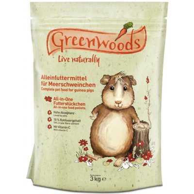 Greenwoods krmivo Morče 2 x 3 kg – HobbyKompas.cz