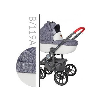 Baby Merc Bebello Grey B119A bílá + modrá 2018