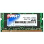 Patriot Signature Line SODIMM DDR2 2GB 800MHz CL6 PSD22G8002S – Zbozi.Blesk.cz