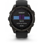 Garmin Fenix 8 47mm Sapphire Solar Titanium Carbon Gray/Black 010-02906-11 – Zbozi.Blesk.cz