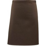 Premier Workwear Středně dlouhá keprová zástěra do gastro provozu hnědá světlá 70 x 50 cm PW151 – Hledejceny.cz
