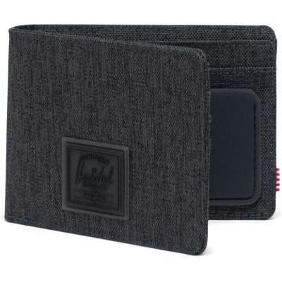 Herschel Roy Rubber RFID Crosshatch/Black – Zboží Mobilmania