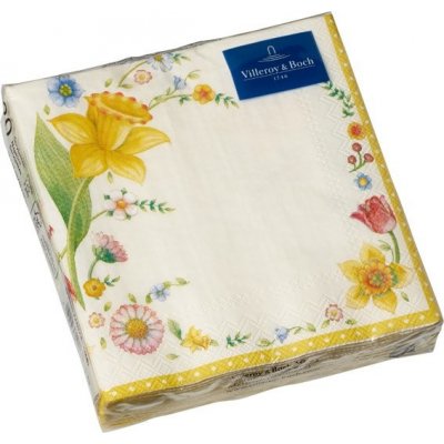 Villeroy & Boch Easter Accessories ubrousky s květinovým motivem 25x25cm – Zboží Dáma