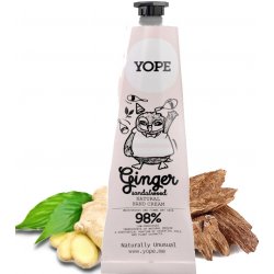 Yope Ginger & Sandalwood přírodní krém na ruce pro výživu a hydrataci 100 ml