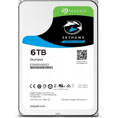 Seagate SkyHawk 6TB, 3,5", SATAIII, ST6000VX0023