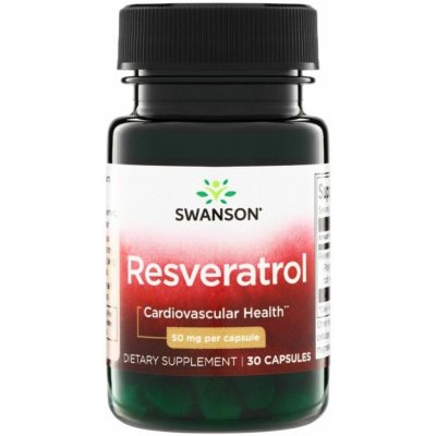 Swanson Resveratrol 50 mg 30 kapslí – Hledejceny.cz