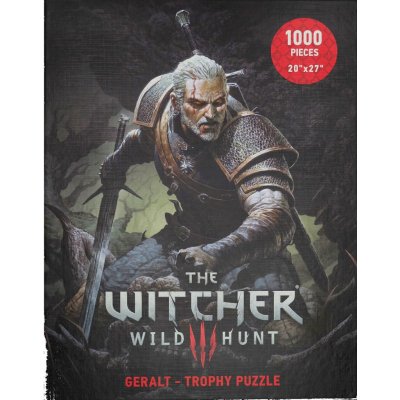 Dark Horse Witcher 3: Wild Hunt Zaklínač Geralt Trophy 1000 dílků – Zboží Mobilmania