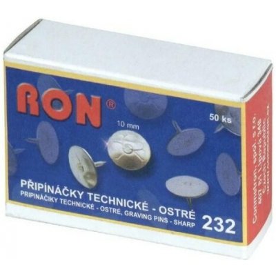 Připínáčky RON - 232 / 50 ks, technické – Sleviste.cz
