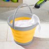 Úklidový kbelík Die moderne Hausfrau Skládací kbelík žlutý 5 l
