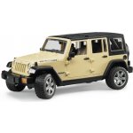 Bruder 2525 Auto JEEP WRANGLER RUBICON béžová – Zboží Dáma