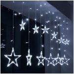 Brilagi LED Vánoční venkovní závěs 77xLED 3xAA USB 1,8m IP44 studená bílá BG0385 – Hledejceny.cz