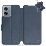 Mobiwear Kožené Flip Motorola Moto G54 5G / Moto G54 5G Power Edition - Modré - L_NBS – Hledejceny.cz