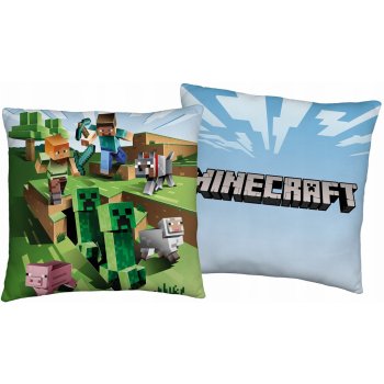 Halantex Oboustranný polštář Minecraft Farma 40x40