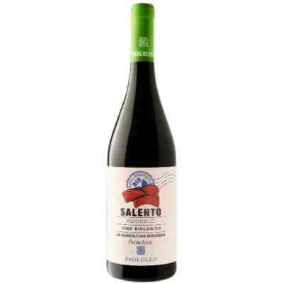 Paololeo Primitivo Agricolo Biologico 14% 0,75 l (holá láhev) – Hledejceny.cz