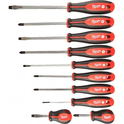 MILWAUKEE 4932471808 sada šroubováků Tri-lobe, 10-dílná, PZ+PH+PL, SET 3 4932471808 – Sleviste.cz