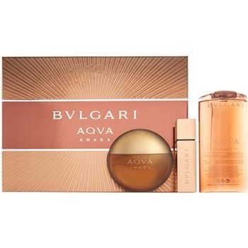 Bvlgari Aqva Amara EDT 100 ml + EDT 15 ml + sprchový gel 200 ml dárková sada