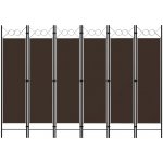 zahrada-XL 6dílný paraván hnědý 240 x 180 cm – Zboží Mobilmania