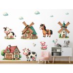 Nalepte.cz Farma samolepky na zeď arch 75 x 52 cm – Sleviste.cz