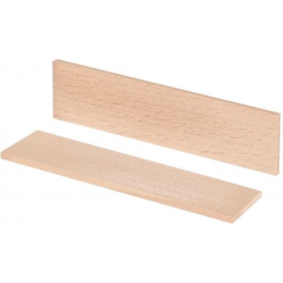 Metrie | Lamela na tvoření poloviční délky, buková, extra široká, 3,5 mm x 35 mm x 128 mm, 100 ks – Hledejceny.cz