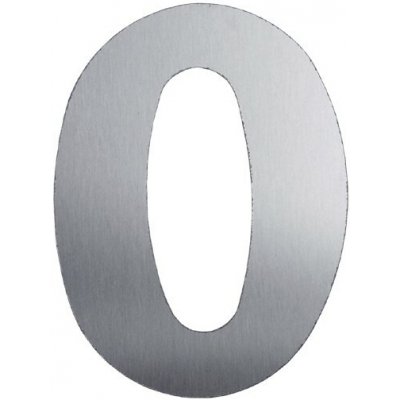 KĽUČKA Domovní číslo popisné 120mm Nerez - č.0 Nerez – Hledejceny.cz