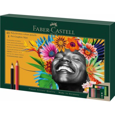 Faber-Castell 210054 kreativní sada Polychromos & Pitt Graphite Matt s příslušenstvím 50 ks – Hledejceny.cz