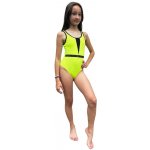 Modadeti Dívčí jednodílné plavky - Neon yellow – Zboží Dáma