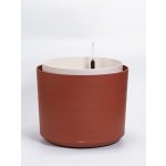 Plastia Samozavlažovací velkoobjemový květináč Berberis 55 terakota + slonová kost – Hledejceny.cz