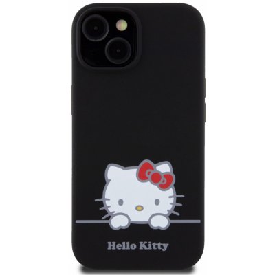 Hello Kitty Liquid Silicone Daydreaming Logo Apple iPhone 15 Pro, černé – Zbozi.Blesk.cz