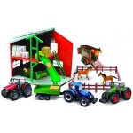 Bburago Farmland Koňské stáje s traktorem – Hledejceny.cz