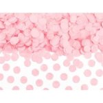 Papírové konfetky Kolečka SVĚTLE RŮŽOVÉ 15 g – Zboží Dáma