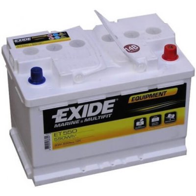 Exide Equipment 12V 80Ah 600A ET550 – Zbozi.Blesk.cz