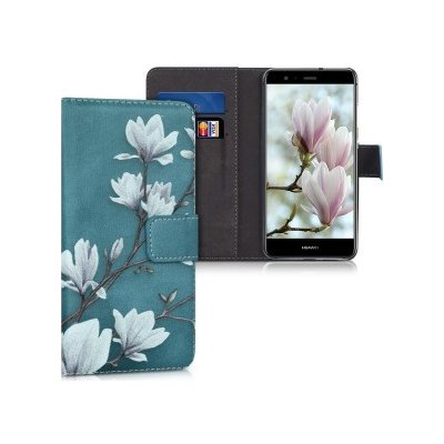 Kwmobile Flipové Huawei P10 Lite hnědo šedé – Zboží Živě