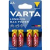 Baterie primární Varta MAX POWER AA 4ks 409650