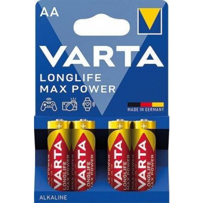 Varta MAX POWER AA 4ks 409650 – Zbozi.Blesk.cz