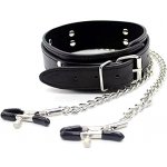 BDreams Obojek se svorky na prsa Černá – Zboží Mobilmania