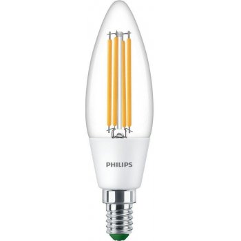 Philips žárovka LED filament svíčka, E14, 2,3W, studená bílá