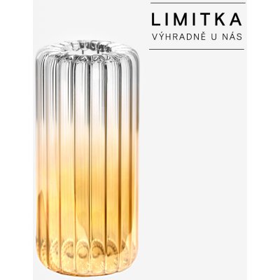 Jiří Pelcl Skleněná váza Middle Amber – Hledejceny.cz