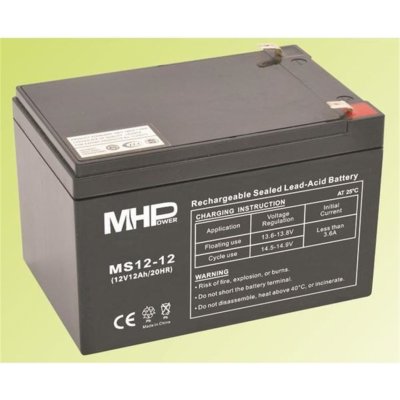 MHPower Pb VRLA AGM 12V 12Ah MS12-12; MS12-12 – Hledejceny.cz