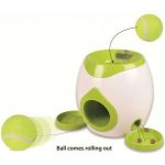 Flamingo interaktivní hračka na pamlsky s tenisovým míčkem pro psy 29 x 19 x 18 cm – Zboží Mobilmania