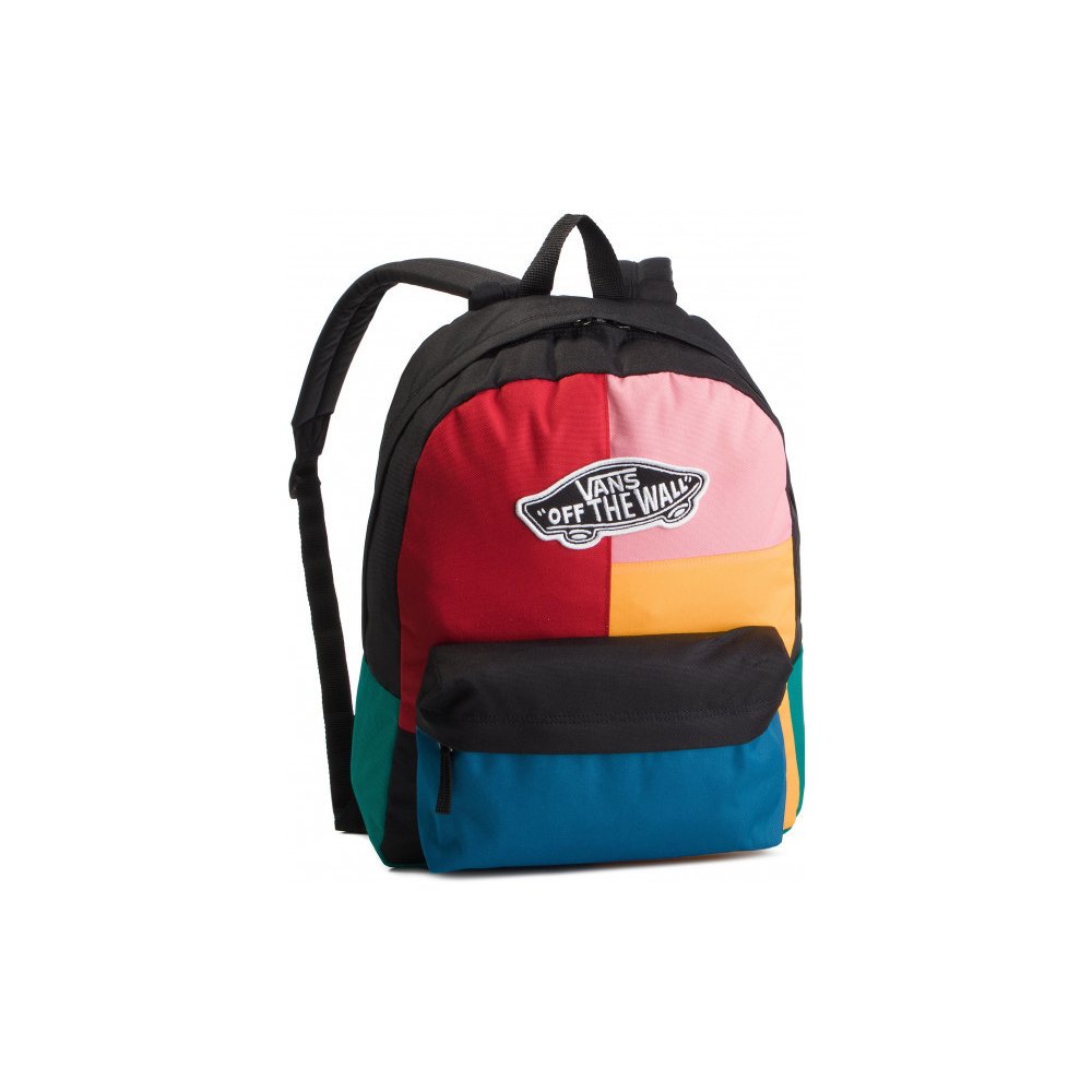 vans realm patchwork backpack