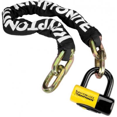 Kryptonite New York FAHGETTABOUDIT Chain 1410 & NY Disc Lock